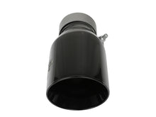 画像をギャラリービューアに読み込む, aFe MACH Force-Xp Universal Exhaust Tip 3 IN Inlet x 4-1/2 IN Outlet x 9 IN L- Black Tip
