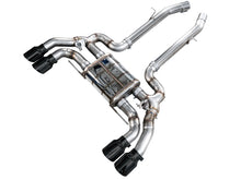 画像をギャラリービューアに読み込む, AWE Tuning 20-25 BMW X3 M/M Comp (F97) AWD SwitchPath Axle-Back Exhaust - Diamond Black Tips