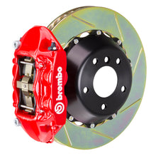 画像をギャラリービューアに読み込む, Brembo 06-09 997.1 GT3/GT3RS (Excl PCCB) Rr GT BBK 4Pis Cast 380x28 2pc Rotor Slotted Type1-Red