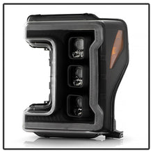 画像をギャラリービューアに読み込む, Spyder 17-19 Ford F-250/F-350/F-450 High-Power LED Headlights - Black (PRO-YD-FS17LEDAP-SEQSBGR-BK)