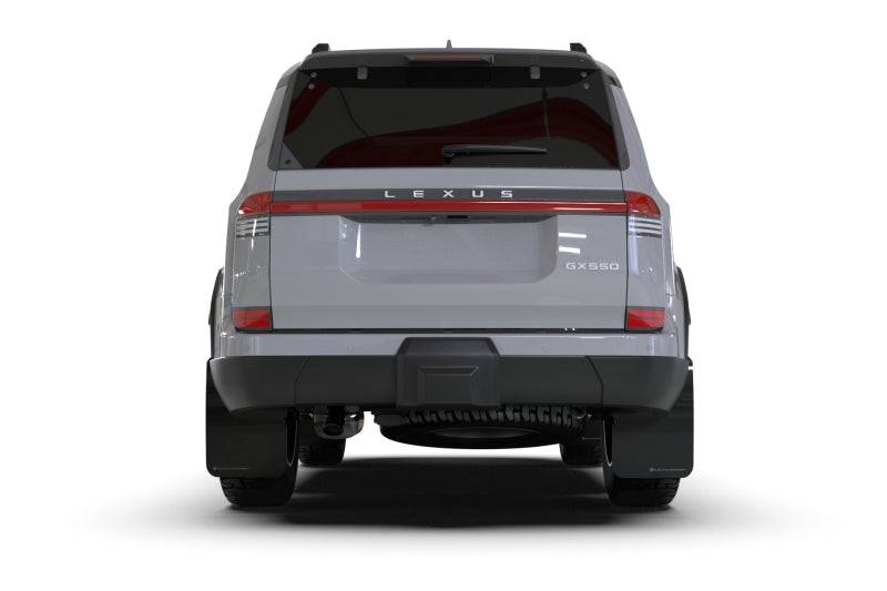 Rally Armor 24-26 Lexus GX 550 Luxury Black UR Mud Flap - Silver Logo
