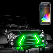 画像をギャラリービューアに読み込む, XK Glow JL Wrangler &amp; Gladiator JT XKCHROME LED Grill Kit (Dual Mode)