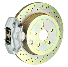 画像をギャラリービューアに読み込む, Brembo 92-98 318i/325i/328i Rear GT BBK 2 Piston Cast 2pc 294x19 1pc Rotor Drilled-Silver