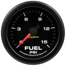 画像をギャラリービューアに読み込む, Autometer Extreme Environment 2 1/16in 15psi Fuel Pressure Gauge Stepper Motor w/ Warn