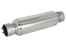 画像をギャラリービューアに読み込む, aFe MACH Force-Xp Resonator 2-1/2 IN Inlet/Outlet x 4 IN Dia. x 12 IN Body x 15 IN Overall Length