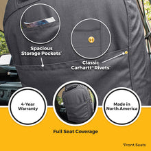 画像をギャラリービューアに読み込む, Covercraft 21-25 Ford F150 Carhartt Super Dux SeatSaver Custom 1st Row Seat Covers - Gravel