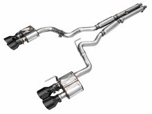 画像をギャラリービューアに読み込む, AWE 2024 Ford Mustang Dark Horse S650 RWD SwitchPath Cat-Back Exhaust w/ Quad Diamond Black Tips