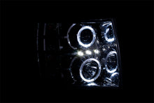 画像をギャラリービューアに読み込む, ANZO 2007-2013 Chevrolet Silverado 1500 Projector Headlights w/ Halo Chrome