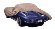 画像をギャラリービューアに読み込む, Covercraft Custom Car Covers 63-67 corvette Coupe Conv Custom Tan Flannel Car Cover - Tan