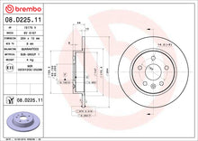 画像をギャラリービューアに読み込む, Brembo OE 17-21 Chevy Bolt EV/16-19 Cruze/Volt Friction Brake Disc
