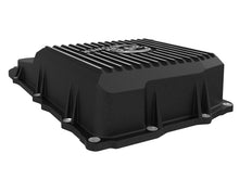 画像をギャラリービューアに読み込む, aFe 18-25 Jeep Wrangler JL V6 Transmission Pan - Black w/ Machined Fins