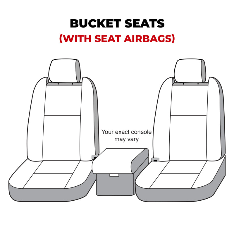 Covercraft 22-24 Dodge Ram 2500 Polycotton SeatSaver Custom Front Row Seat Covers - Misty Grey