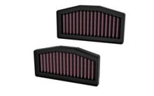 画像をギャラリービューアに読み込む, K&amp;N 2024 BMW R1300GS Replacement Air Filter (Set of 2)