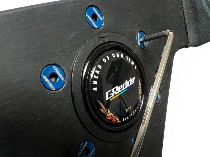 GReddy Steering Wheel Bolts - Burnt-Titanium Blue (Set of 6)