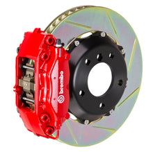 画像をギャラリービューアに読み込む, Brembo 00-02 S4 Rear GT BBK 4 Piston Cast 2pc 328x28 2pc Rotor Slotted Type-1-Red