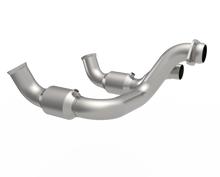 画像をギャラリービューアに読み込む, Kooks 20-22 Ford F250 7.3L V8 / Ford F350 7.3L V8 1-7/8in x 3in SS Headers w/ Green Catted Conn