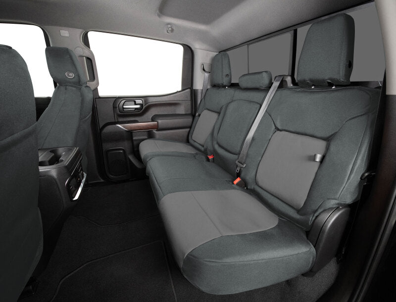 Covercraft 23-24 Ford F250-F600 Endura PrecisionFit Custom Front Row Seat Covers - Charcoal/Silver
