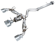 画像をギャラリービューアに読み込む, AWE Tuning 23-24 Toyota GR Corolla Track Edition Cat-Back Exhaust - Chrome Silver Tips