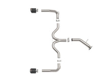 画像をギャラリービューアに読み込む, aFe Takeda 20-21 Kia Forte GT 1.6L (t) 3in to 2.5in SS Axle-Back Exhaust System w/ Carbon Fiber Tips