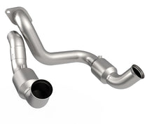 画像をギャラリービューアに読み込む, Kooks 20-22 Ford F250 7.3L V8 / Ford F350 7.3L V8 3in SS High Output Green Catted Connecting Pipes