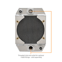 画像をギャラリービューアに読み込む, Mishimoto Universal Drag Race Performance Aluminum Radiator - Natural