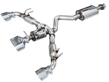 画像をギャラリービューアに読み込む, AWE Tuning 23-24 Toyota GR Corolla Touring Edition Cat-Back Exhaust - Chrome Silver Tips