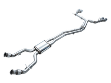 画像をギャラリービューアに読み込む, AWE Tuning 19-23 Audi C8 S6/S7 2.9T V6 AWD Track Edition Exhaust - Chrome Silver Tips