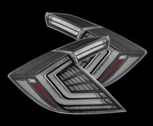 画像をギャラリービューアに読み込む, AlphaRex 16-21 Honda Civic Hatchback / Type-R FK8 Nova-Series LED Tail Lights (Pair) - Black