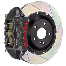 画像をギャラリービューアに読み込む, Brembo 15-23 Mustang Rear GTS BBK 4 Piston Cast 380x28 2pc Rotor Slotted Type1-Black HA