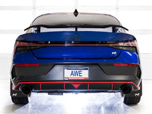 画像をギャラリービューアに読み込む, AWE Tuning 22-26 Hyundai Elantra N Track Edition Cat-Back Exhaust - Diamond Black Tips