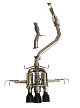 画像をギャラリービューアに読み込む, Invidia 22+ HONDA CIVIC TYPE-R FL5 R400 SINGLE LAYER BLACK TIP CAT-BACK (NON POLISH PIPE)
