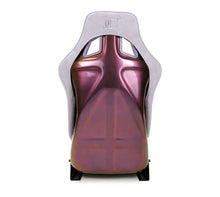 画像をギャラリービューアに読み込む, NRG FRP Bucket Seat (Medium) Prisma-Chromatic Lilac Vegan Suede w/ Chameleon Back