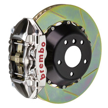 画像をギャラリービューアに読み込む, Brembo 11-12 1M Rear GTR BBK 4 Piston Billet380x28 2pc Rotor Slotted Type-1- Nickel Plated