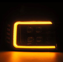 画像をギャラリービューアに読み込む, AlphaRex 92-96 Ford F-Series/Bronco NOVA-Series LED Proj Headlight Alpha-Bk w/Actv Light SS &amp; SBDRL