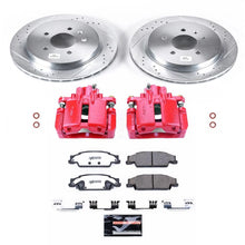画像をギャラリービューアに読み込む, Power Stop 03-07 Cadillac CTS Rear Z26 Street Warrior Brake Kit w/Calipers