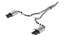 画像をギャラリービューアに読み込む, Borla 2024 Ford Mustang Ecoboost 2.3L ATAK Catback Exhaust Black Chrome w/ Quad Tip - Non-Active