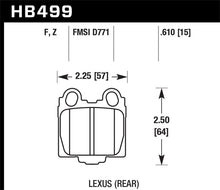画像をギャラリービューアに読み込む, Hawk 05-10 Lexus SC430 4.3L HPS 5.0 Rear Brake Pads