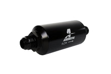 画像をギャラリービューアに読み込む, Aeromotive In-Line Filter - (AN -10 Male) 40 Micron Stainless Mesh Element Bright Dip Black Finish