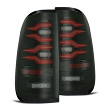 画像をギャラリービューアに読み込む, AlphaRex 97-03 Ford F150 / 99-16 Ford F250/F350/F450/F550 LUXX-Series LED Tail Lights - Black/Red