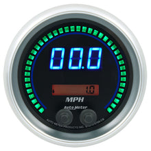 画像をギャラリービューアに読み込む, Autometer 85.7mm Black Switchable 260 MPH / 260 KM/H Speedometer Cobalt Elite Digital Gauge