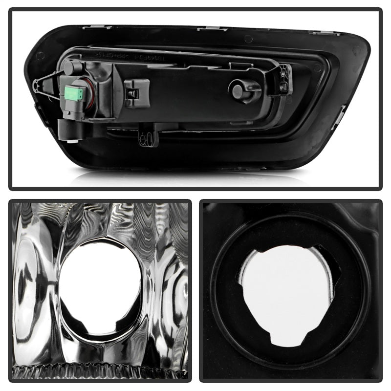 Spyder 20-24 Ford Transit OEM Halogen Fog Lights w/Switch - Clear (FL-FTRAN20-C)