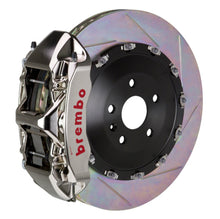 画像をギャラリービューアに読み込む, Brembo 11-16 528i/528i xDrive Front GTR BBK 6 Piston Billet 405x34 2pc Rotor Slotted Type1 - Nickel