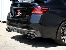 画像をギャラリービューアに読み込む, aFe Subaru WRX/STi 15-21 H4-2.0/2.5L Takeda 3in to 2-1/2in Stainless Cat-Back Exhaust Crbn Fiber Tip