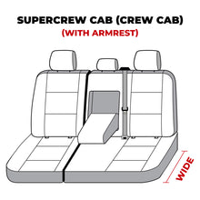 画像をギャラリービューアに読み込む, Covercraft 19-21 Ford F150 Carhartt Super Dux SeatSaver Custom Second Row Seat Covers - Black