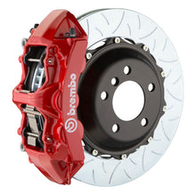 画像をギャラリービューアに読み込む, Brembo 17+ A4 /18+ A5 Front GT BBK 6 Piston Cast 380x32 2pc Rotor Slotted Type-3-Red