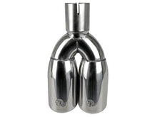 画像をギャラリービューアに読み込む, aFe MACH Force-Xp Universal Exhaust Tip 2-1/2 IN Inlet x 3-1/2 IN Outlet X 12 IN L