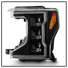 画像をギャラリービューアに読み込む, Spyder Apex 20-22 Ford F250/F350 (Halogen) High-Power LED Headlights - Black PRO-YD-FS20HALAP-SEQ-BK