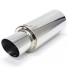 画像をギャラリービューアに読み込む, BLOX Racing 63.5mm N1 304 SS Universal Exhaust Muffler w/ Angled Tip