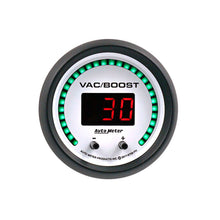 画像をギャラリービューアに読み込む, Autometer 52.4mm White Switchable 0-1600 PSI / 0-110 BAR Vacuum/Boost Phantom Elite Digital Gauge