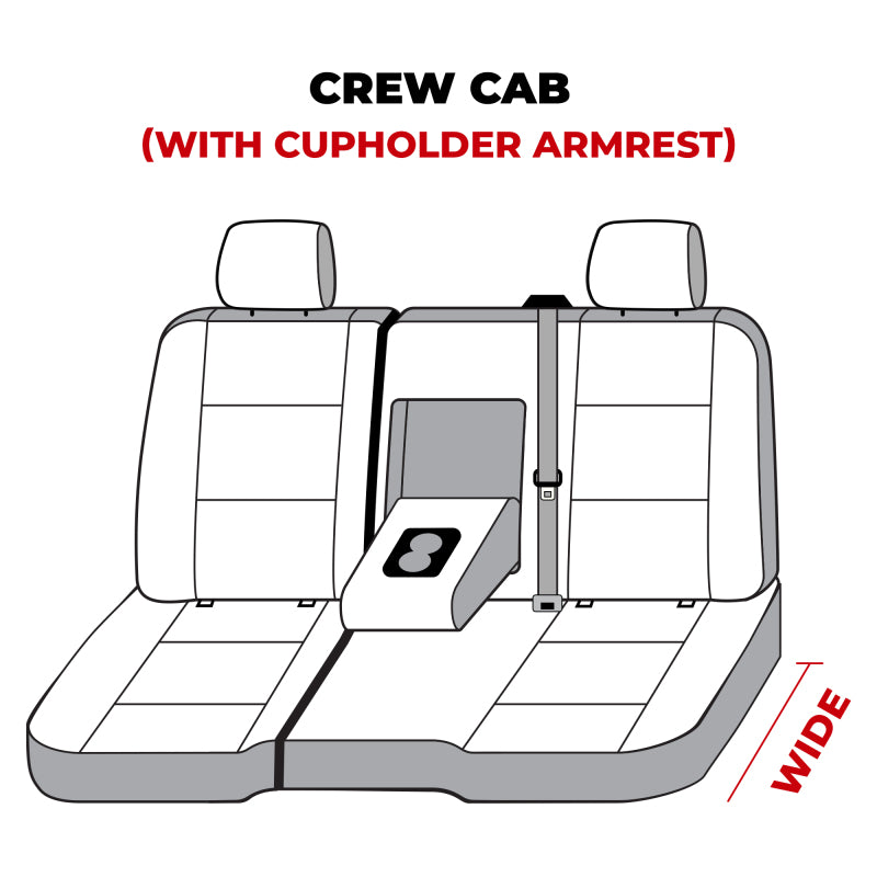 Covercraft 14 Chevrolet Silverado Carhartt SeatSaver Custom Second Row Seat Covers - Gravel